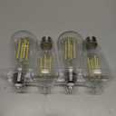 4-Pack Vintage E26 LED Edison Bulbs 100W Equivalent 1400LM High Brightness 8W ST58 LED Filament Light Bulbs 5000K Daylight White Medium Base CRI90+ Antique Clear Glass for Home Kitchen, Non-dimmable