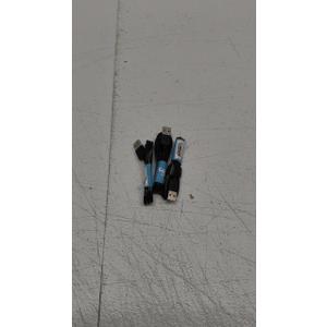 3 Pack Set 3Ft For Micro USB Black