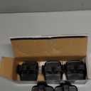 reliahom 5 Pack Broom Holder Wall Mount Mop Grippers No Drilling Self Adhesive Anti-Slip Mop Handle Hanger Dustpan and Broom Organizer Garage Storage Racks-Black