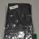 RYB HOME Blackout Cafe Curtains 30 inch Length, Short Light UV Heat Blocking Energy Saving Privacy Curtain Tiers for Basement Bathroom Kitchen Window, Width 29 by Length 30, Black, 2 Panels