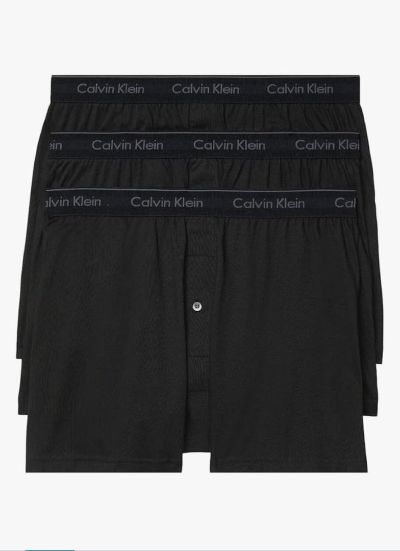 Calvin Klein Men's Cotton Classics 3-Pack Knit Boxer