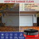 Garage Door Seal Top and Sides - 40 Ft Garage Door Weather Stripping Side Seal, Heavy Duty Weatherproof TPE, Insulates, Prevents Drafts, Easy Installation for Homeowners and DIYers