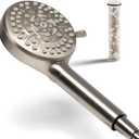 MDhair Handheld Filtered Shower Head for Healthier Hair & Skin  5-Stage Filter Removes Chlorine & Heavy Metals, High Pressure Showerhead Filter for Hard Water, Dermatologist-Formulated Water Softener