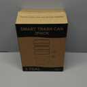 2 Pack 2.7 Gal Bathroom Trash Can with Lid, Automatic Trash Can Small Smart Garbage Can Touchless, Slim Motion Sensor Waterproof Plastic Trash Bins for Bedroom Office Kitchen Toilet (White)