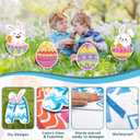 15 PCS Easter Yard Outdoor Decorations with Led Light, PP Safe Material Waterproof Outdoor Lawn Signs with Stakes for Party Supplies Garden Spring Home Decor