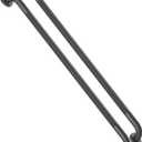 2 Pack 36 Inch Anti Slip Shower Grab Bar Oil Rubbed Black 1.25" Diameter,Munzong Bathroom Grab Bar, Knurled Bathroom Balance Bar,Safety Hand Rail Support Handicap Elderly Senior Assist Bath Handle