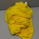 2 Pack 32x43 Inch Yellow Spandex Cocktail Table Covers, Fitted Round Cocktail Tablecloth, Stretch Highboy Table Cover Cloth for Wedding, Party, Banquet, Event