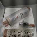 OYEARS 65" Floor Lamp with Night Light,Farmhouse Floor Lamps for Bedroom,Tall Floor Lamp for Living Room,Vintage Standing Lamps with Linen Shade,Modern Reading Lamp for Home Decor(Bulbs Included) (Brown -)