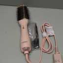 LANDOT Hair Blow Dryer Brush - One-Step Hot Air Brush for Fast Drying Smoothing Volumizing, Ionic Anti-Frizz Delivers Salon Blowout Results, 3 Heat/2 Speed Settings fit All Hair Types, Rose Gold Pink