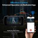 GTHUNDER Night Vision Goggles Binoculars with Remote Monitor on App | Crystal Clear 4K UHD Video & 52MP Full Color Photos on 4" HD Screen |10X Zoom Ideal for Camping Hunting & Wildlife Observation
