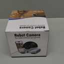 AEZ Robot Camera on Wheels 1080P Dual Lens,Indoor Movable Security Camera with 2-Way Talk,Blinky Bot with Night Vision,Distance Bot App Control for Cats/Dogs/Baby/Elderly (SD/Cloud Storage)