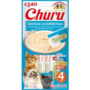 INA Churu Puree S&C Tuna 4pk CARTON 6x2oz (8), BB 03-29-26