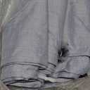 MIULEE 100% Blackout Curtains 108 Inch Long 2 Panels Set for Bedroom, Thick Faux Linen Black Out Curtain Room Darkening Back Tab Pleat Window Textured Drapes with Hooks for Living Room, Chambray Blue