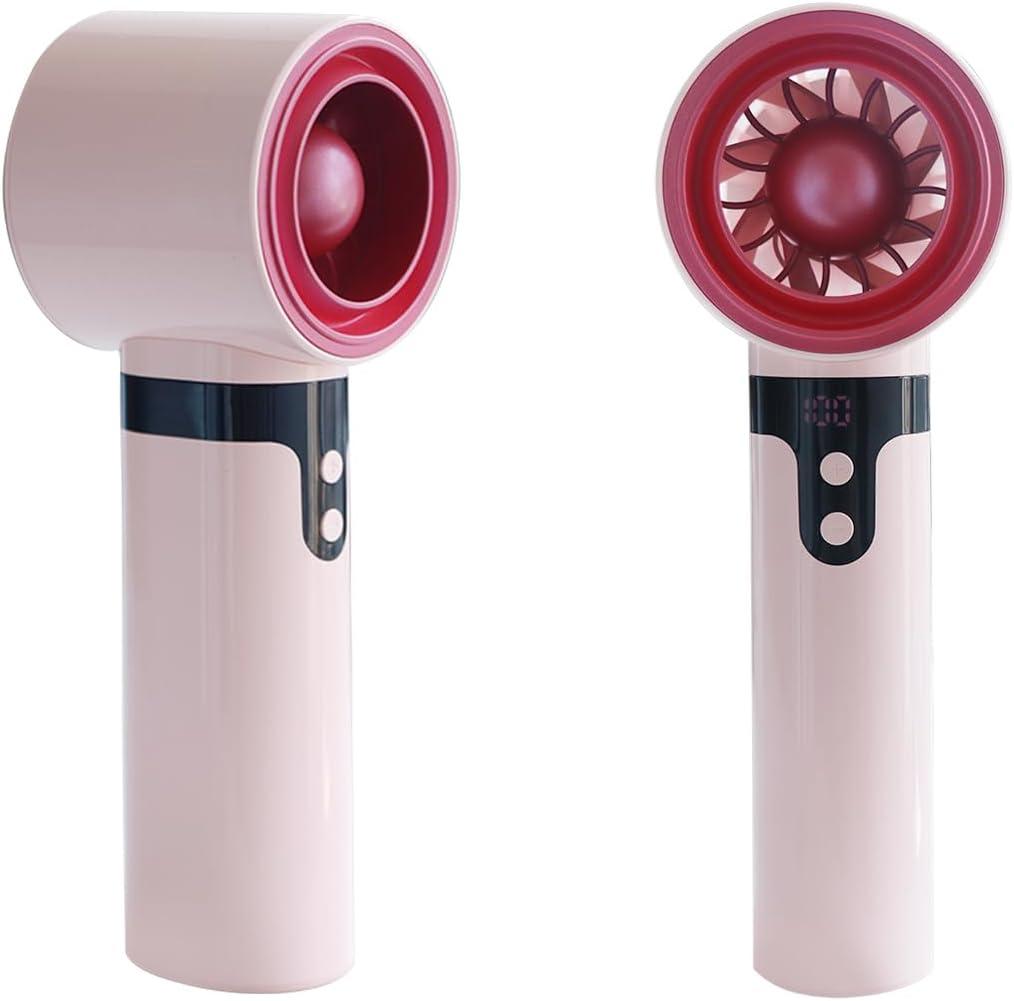 Handheld Portable Fan, 4000mAh Rechargeable Battery, 11500 RPM High-Speed Airflow with Patented Wind Tunnel Design , USB Charging, LED Battery Indicator,Lightweight Durable ABS,Up to 15 Hours Runtime