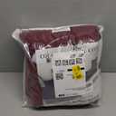 Couch Cushion Covers for Sectional Sofa L Shape Washable Separate Seat Chaise Couch Cover Stretch Sofa Slipcovers with 2 Pcs Pillowcases(3 Seater + 1 Chaise, Burgundy)