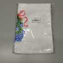 Chinoiserie Christmas Kitchen Towels Set - Blue Bow Coquette Christmas Tree Dish Towels, Blue Christmas Hand Towel for Bathroom Kitchen, Grandmillennial Decor, 16x24 Inches Set of 2