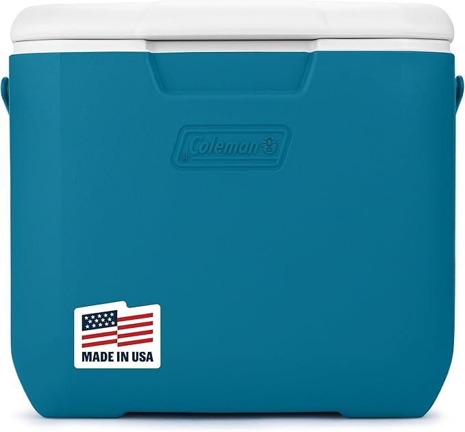 Coleman Chiller 30qt Insulated Portable Cooler with Ice Retention & Large Carry Handle, Made in USA