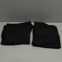 Opuntia 2 Pack Fleece Lined Leggings for Women - Thermal Winter Warm Tights Tummy Control High Waisted Workout Yoga Pants Black XL