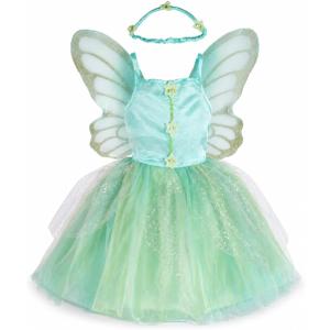 Petitebella Fairy Costume Dress (2-4 Years, Mint Green)