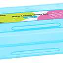 Enday Pencil Box Blue, Storage Organizer Utility Box, Multipurpose Long Ruler Length School Office Supplies Plastic Pencil Case for Kids & Adults  1PK