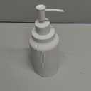 Modern Matte White Soap Dispenser for Bathroom14oz Ceramic Soft Touch Hand Lotion Dispenser with PumpLiquid soap Dispenser for Kitchen Rubber Paint (White)