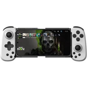 Wireless Phone Controller for iPhone/Android, Mobile Game Controller with Hall Joystick Suitable for Xbox Cloud Gaming, PS Remote Play, Steam Link, Call of Duty & More - White