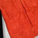 MIULEE Decorative Throw Pillow Covers for Couch Bed Livingroom 16x16 Inch Set of 2 Red Boho Accent Throw Pllows Broadside Striped Patchwork Soft Corduroy Pillowcases