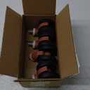 Luggage Wheels Replacement, 4 pcs Suitcase Wheels, Luggage Replacement Spinner for TILYMOL All Models and Sizes of Suitcases (Brown)