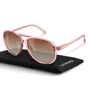 livho Trendy Polarized Aviator Sunglasses Women Men, Retro Sun Glasses for Women Men 2025, Oversized UV Protection Shades