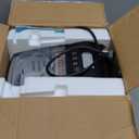 EUHOMY Countertop Ice Maker Machine with Handle, 26lbs in 24Hrs, 9 Ice Cubes Ready in 6 Mins, Auto-Cleaning Portable Ice Maker with Basket and Scoop, for Home/Kitchen/Camping/RV. (Black)