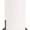 Lorbro Paper Towel Holder Countertop, Farmhouse Paper Towel Holder with Heavy Duty Wood Base, Wood Paper Towel Holder Rustic Style, Paper Towel Holder Stand for Kitchen Decor, Home, Brown