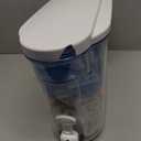 PUR 30-Cup Countertop Water Filter Dispenser, 1 Genuine PUR Filter, 2-in-1 Powerful Filtration, Lasts 2 Months or 40 Gallons, Dishwasher Safe, White/Blue (DS1800Z)