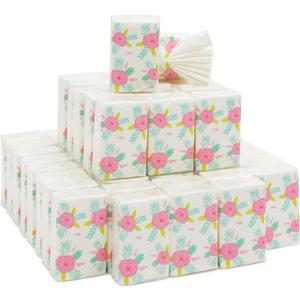 Juvale 60-Pack Wedding Facial Tissue Souvenirs for Guests - Welcome Bag Party Favors and Bulk Pocket- Size Travel Packs - Pocket Tissues - ===