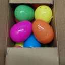 24 Pcs Easter Eggs with 3D Print Easter Bunny Prefilled Easter Eggs with Mini Toys Inside for Kids Girls Boys Easter Basket Stuffers Party Favors Easter Egg Fillers