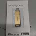 MFi Certified 512GB Flash Drives 3.0 High Speed 3ni1 USB Stick External Storage for iPhone/PC/iPad/Android/More Devices for Photos and Videos Transfe