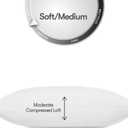 Serta Down Illusion Soft Hypoallergenic Soft/Medium Bed Pillows for Side, Stomach or Back Sleepers (2 Pack), Queen, White