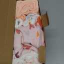 Momcozy Muslin Swaddle Blankets, 4 Pack Soft and Breathable Skin-Friendly Large 47 X 47 Inches Neutral Matching Baby Swaddling Receiving Blankets for Newborn Girls and Boys (Heart Flower)