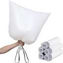 Small Drawstring Trash Bag,Easy to Tear and Pack,4-5 Gallon Garbage Bags,Thicken 100 Counts