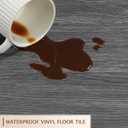 Peel and Stick Floor Tile, 36 Pcs 54 Sq.Ft Waterproof Wood Grain Luxury Vinyl Plank Flooring, Easy DIY Self Adhesive Vinyl Floor for Kitchen, Living Room, Bedroom, RV, Deep Grey