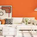 Dimoon 118''x17.7'' Orange Peel and Stick Wallpaper Contact Paper Modern Self Adhesive Wall Paper Removable Renter Friendly Textured Solid Color Shelf Vinyl Roll (118''x17.7'',Tropical Orange)