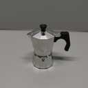 2 Cup Aluminum Espresso Stovetop Moka Pot Express Coffee Maker Percolator Italian Classic Mocha Coffee Machine for Italian and Cuban Cafe Brewing for Home & Camping 100ml 3.3oz (Silver)