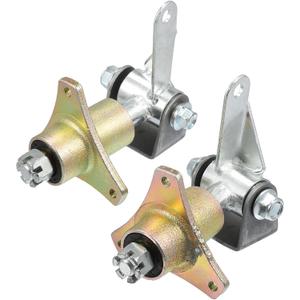 uxcell Wheel Hub Bearing Flange for 6" Tires 17mm 3 Stud Front Wheel Hubs Flange for ATV