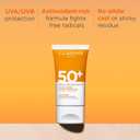 Clarins Dry Touch Face Sunscreen | Broad Spectrum SPF 50+ | UVA/UVB Protection | Lightweight and No White Cast | Enriched with Antioxidants | All Skin Types, including Sensitive Skin | 1.7 Ounces