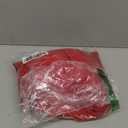 Women's Summer Casual Loose Tank Jumpsuit Sexy V Neck Front Tie Pleated Wide Legs Jumpsuit (3X-Large, Red)