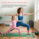 Adjustable Ankle Resistance Bands with Cuffs - 3-Level Booty Bands for Women, Home Gym Equipment for Glutes & Legs Workout, Pilates Yoga Accessories (X-Small)