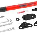 Winunite Compatible with 2015-2025 F150 Red Tailgate Assist  Stainless Steel Material, Quiet Controlled Descent, No More Slamming Down, No Drill Bolt-On Installation with All Tools Included