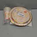 57Pcs Fairy Disposable Tableware Set Flower Fairies Mushroom Party Plates Cups Napkins Sets Fairy Cake Topper Banner Fairy Party Decorations Supplies Girls Birthday Party Decor(10 Guests)