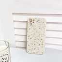 NITITOP Compatible with iPhone 11 Case Cute Flower Women Girls Floral White Rose Design Vintage Shockproof Soft Girly Slim TPU Fashion Protective Phone Cover - White