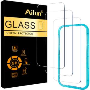 Ailun 3 Pack Screen Protector for iPhone 17 Pro [6.3 inch] with Installation Frame, Tempered Glass, Sensor Protection, Dynamic Island Compatible, Case Friendly [Not for iPhone 17/17 Pro Max/iPhone Air]