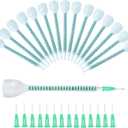 15 Pack Mixing Nozzle, Static Mixer Tips for Adhesive Cartridges, Mixer Nozzles Compatible with Adhesive Gun Applicators